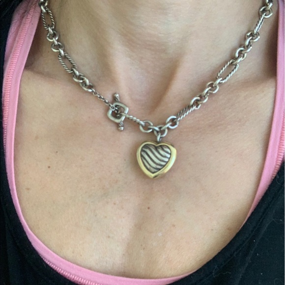 David Yurman Toggle Heart Necklace - Picture 4 of 4